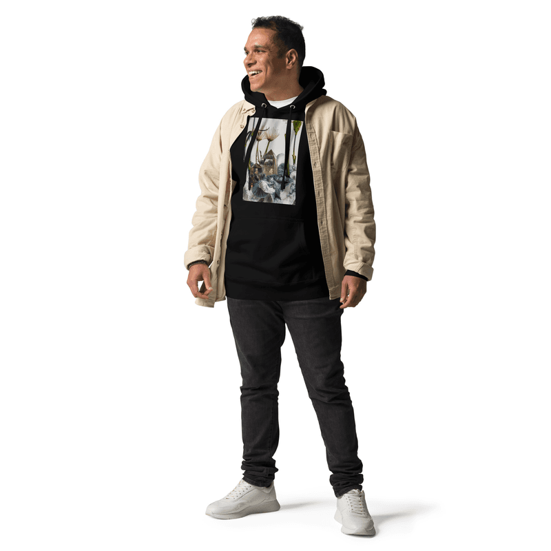 Exact black Crystal Garden hoodie product reference