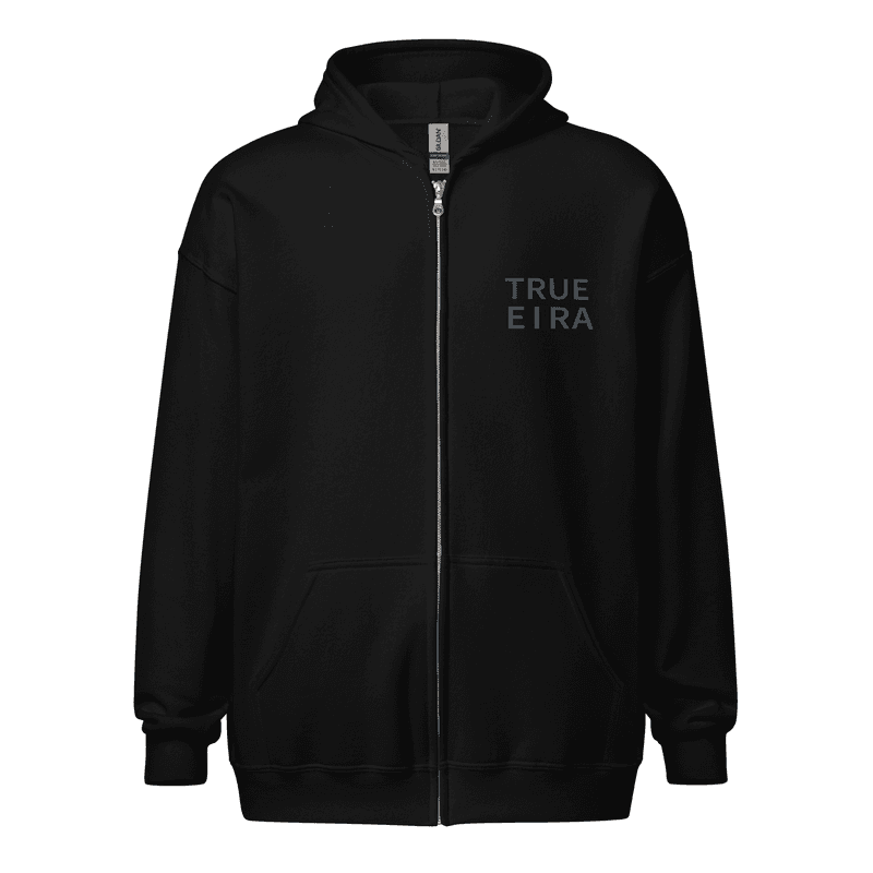 Exact black Flora and Fungi zip hoodie product reference