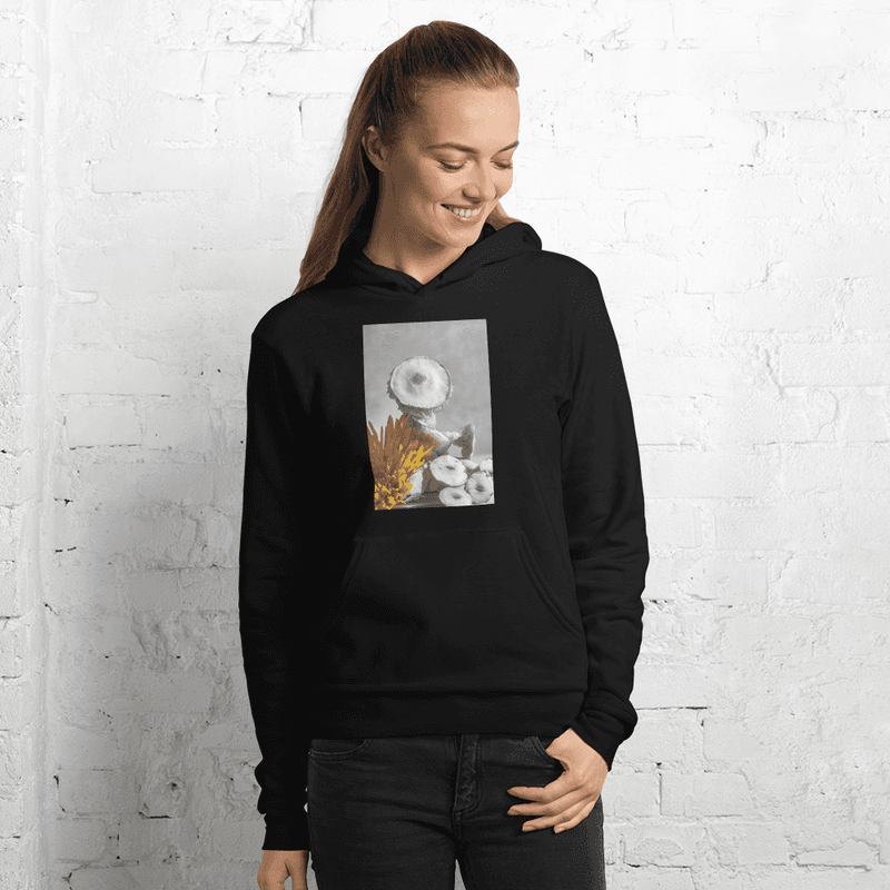 Exact Floral Fungi hoodie product reference