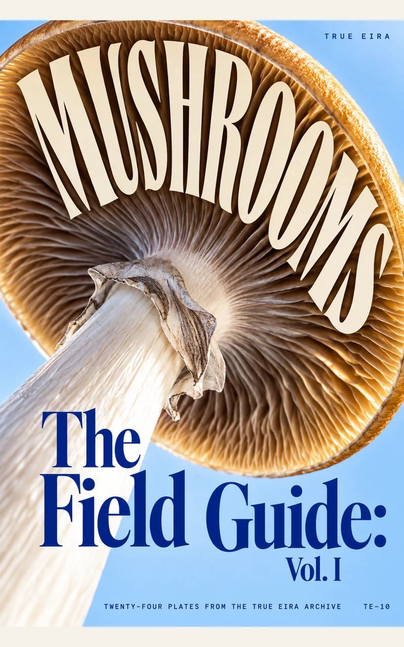 The Field Guide: Mushrooms, Vol. I — new cover study