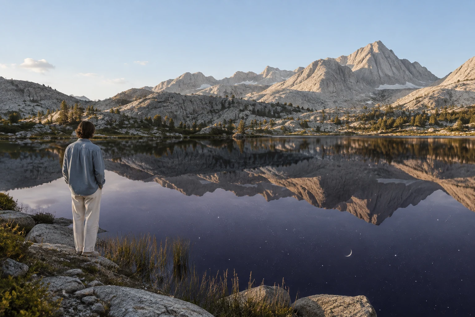 Two skies — True Eira editorial artwork