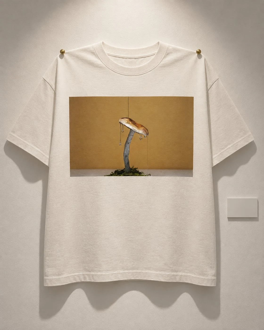 Honey Drip tee in Vintage White