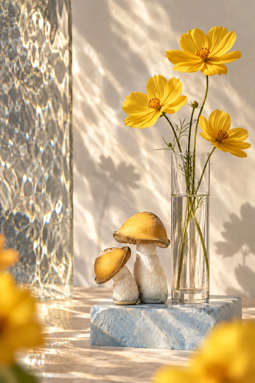 Yellow room, open window — True Eira editorial artwork